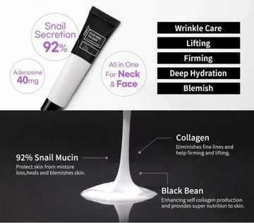Coxir Black Snail Collagen All In One Eye Cream - 30ml - Image 2