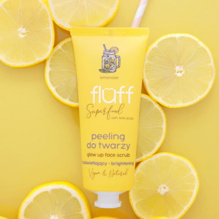 Fluff Glow Up Lemonade Brightening Face Scrub - 75ml - Image 3