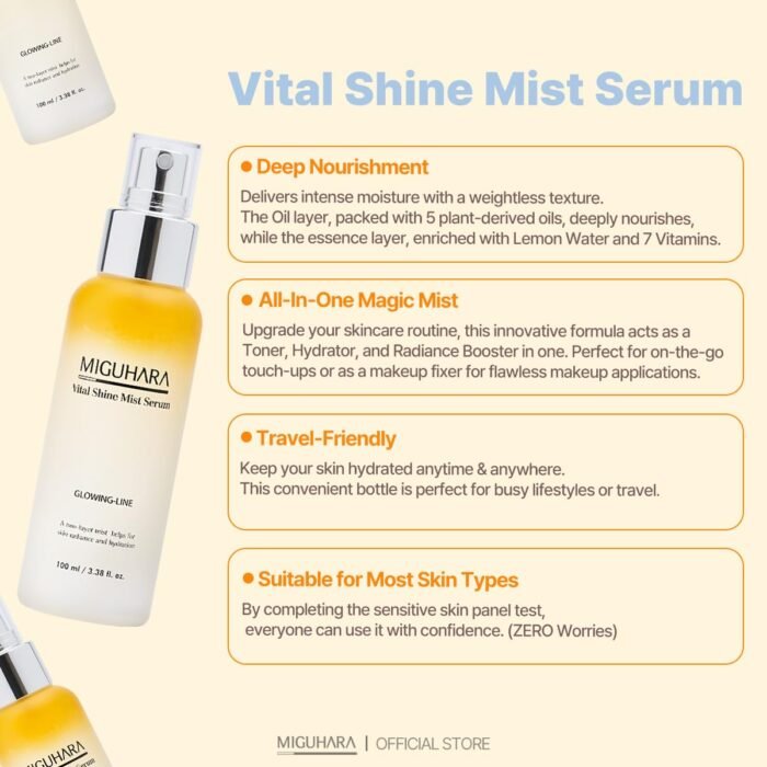 Miguhara Vital Shine Mist Serum - 100 ml - Image 6