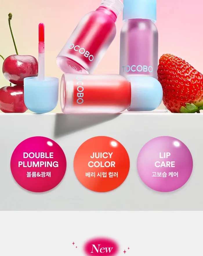 Tocobo Juicy Plumping Lip Oil 02 Berry Brandy - 4gr - Image 4