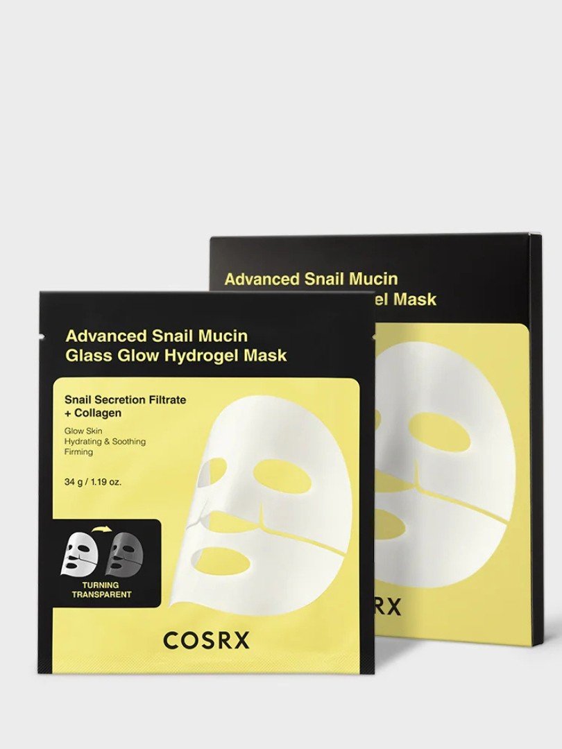 COSRX Advanced Snail Mucin Glass Glow Hydrogel Mask - 34 gr