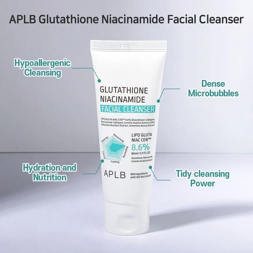 APLB Glutathione Niacinamide Facial Cleanser - 80 ml