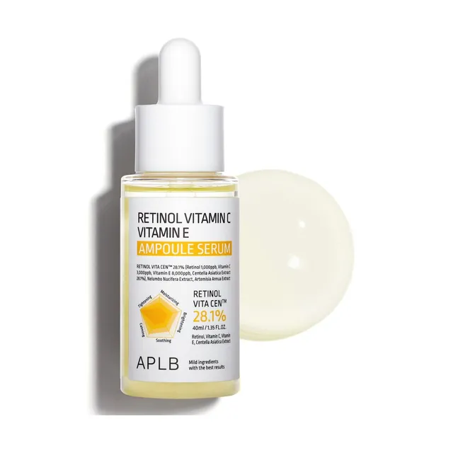 APLB Retinol Vitamin C Vitamin E Ampoule Serum - 30 ml