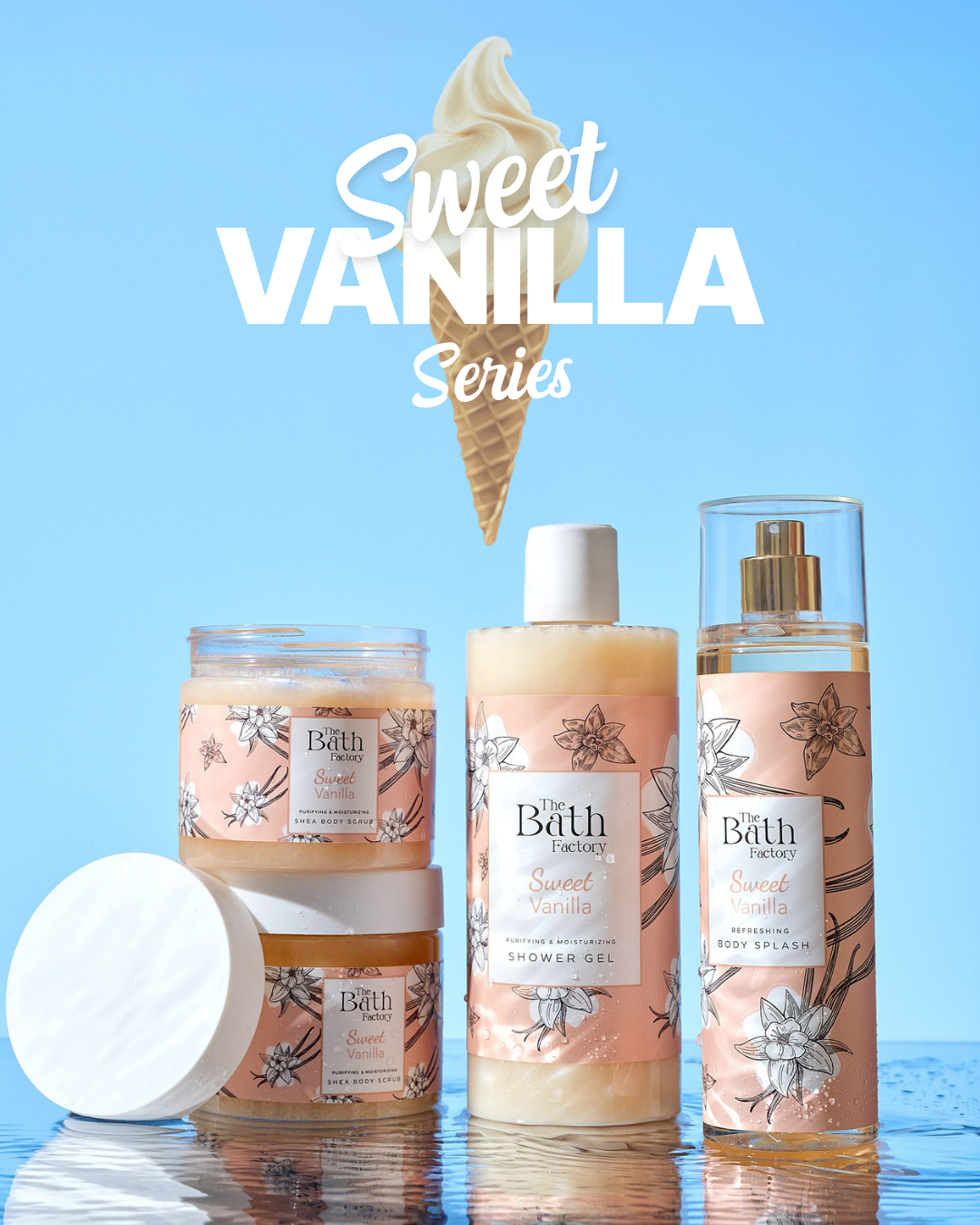 The Bath Factory Sweet Vanilla Body Scrub - 300 gr - Image 4