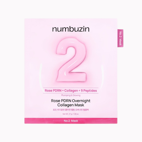 Numbuzin No.2 Rose PDRN Overnight Collagen Mask - 37gr