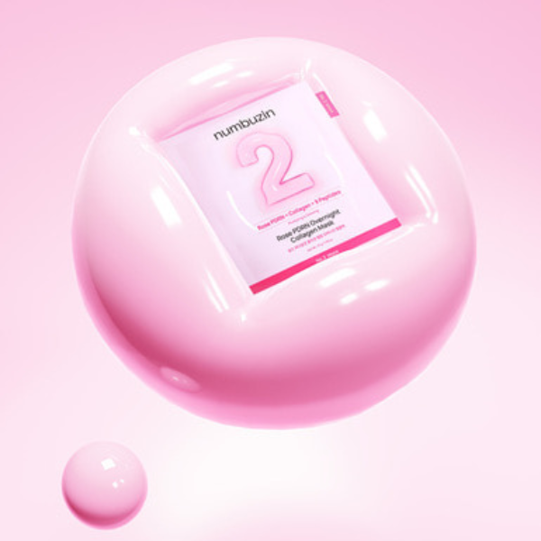 Numbuzin No.2 Rose PDRN Overnight Collagen Mask - 37gr - Image 8