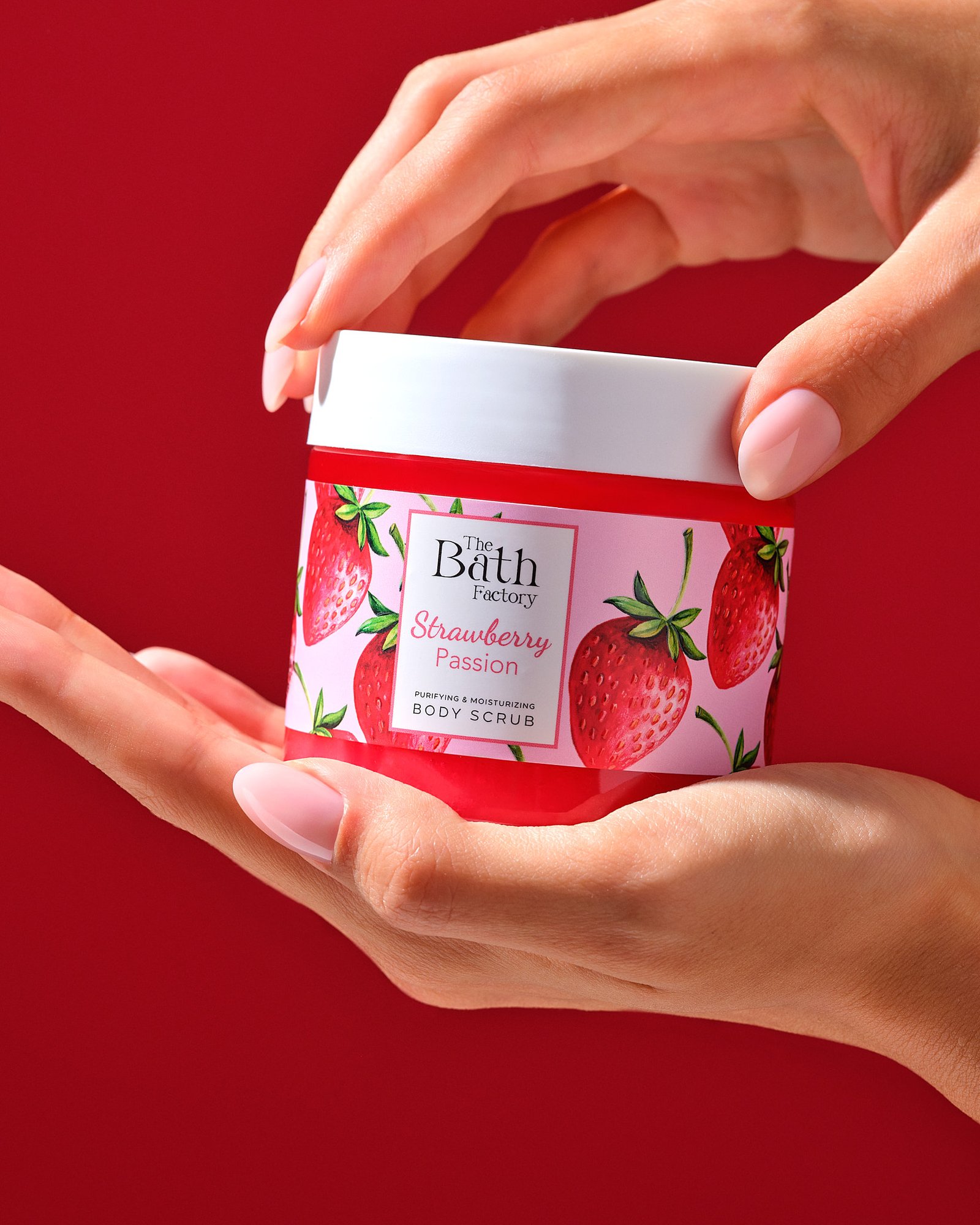 The Bath Factory Strawberry Passion Body Scrub - 300gr - Image 4