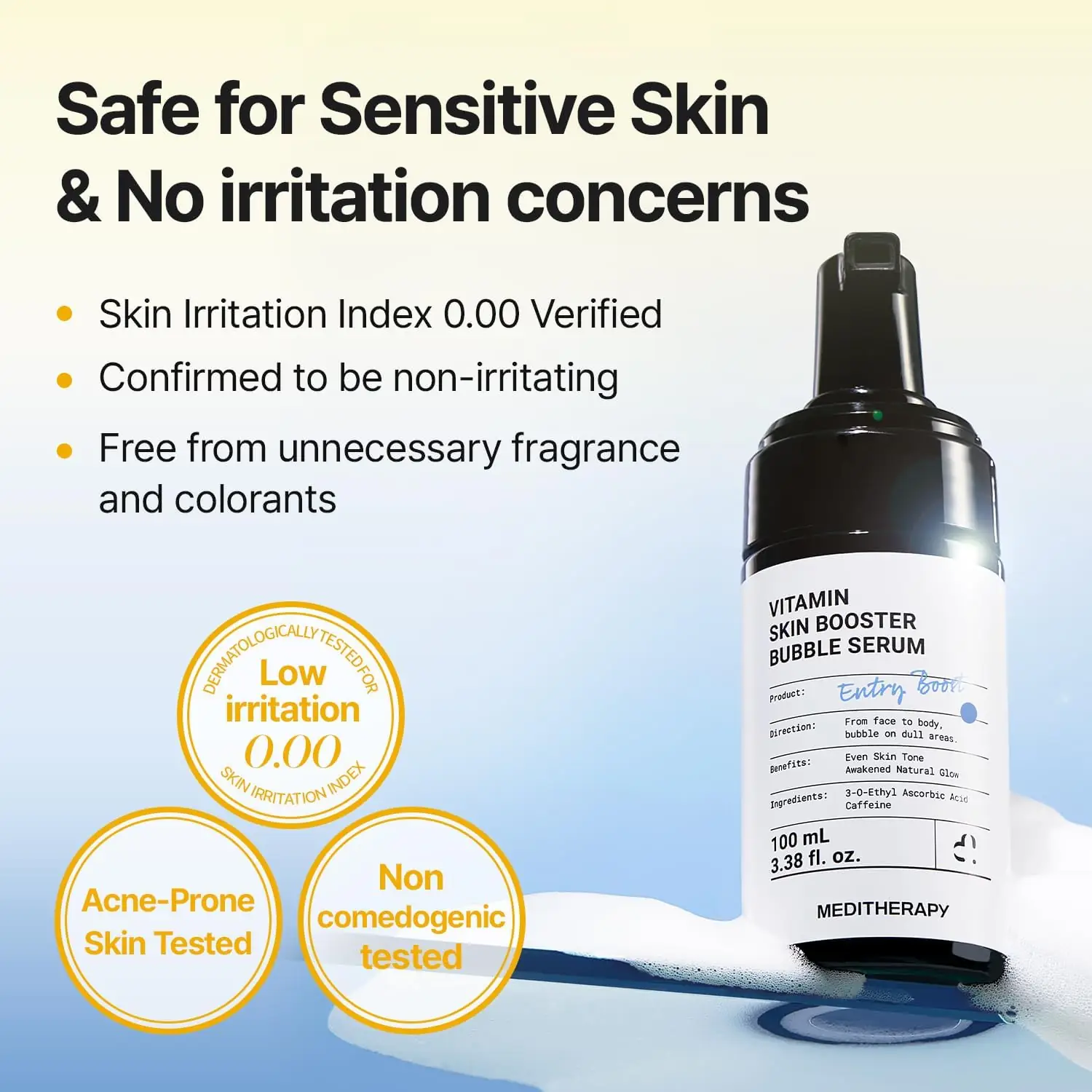 Meditherapy Vitamin Skin Booster Bubble Serum - 100ml - Image 4