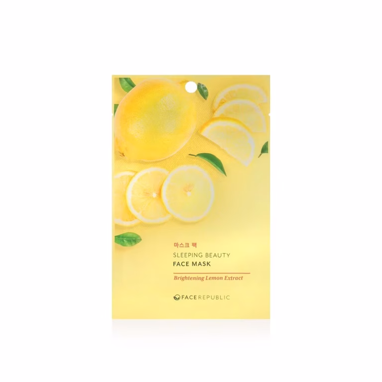 Face Republic Sleeping Beauty Face Mask Brightening Lemon Extract - 23ml