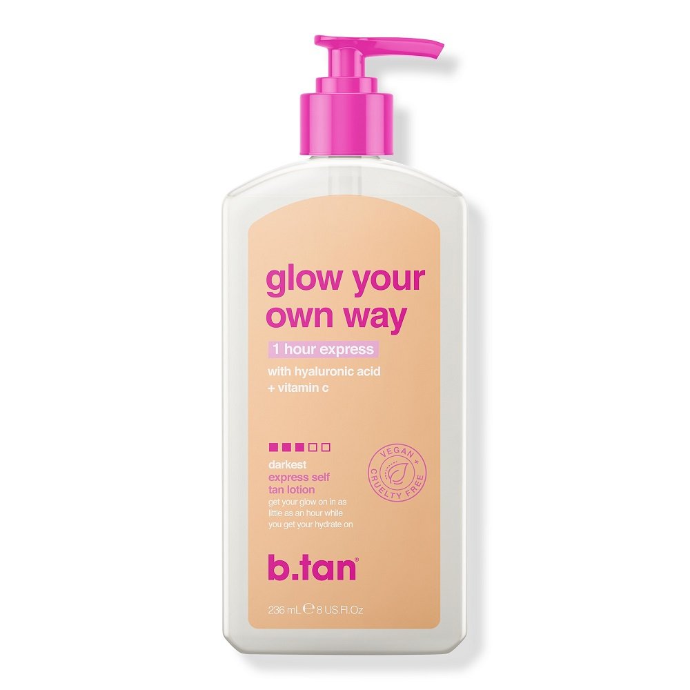 B.Tan Glow your own way Express 1 hour self tan Lotion - 236 ml