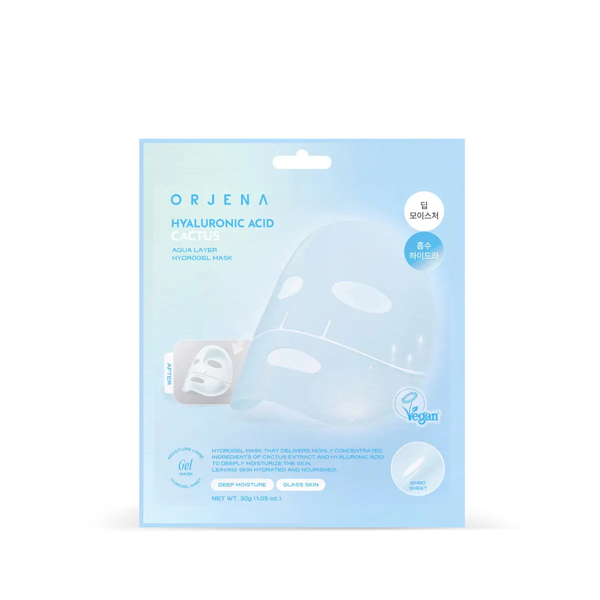 Orjena Aqua Layer Hydrogel Mask - 30g