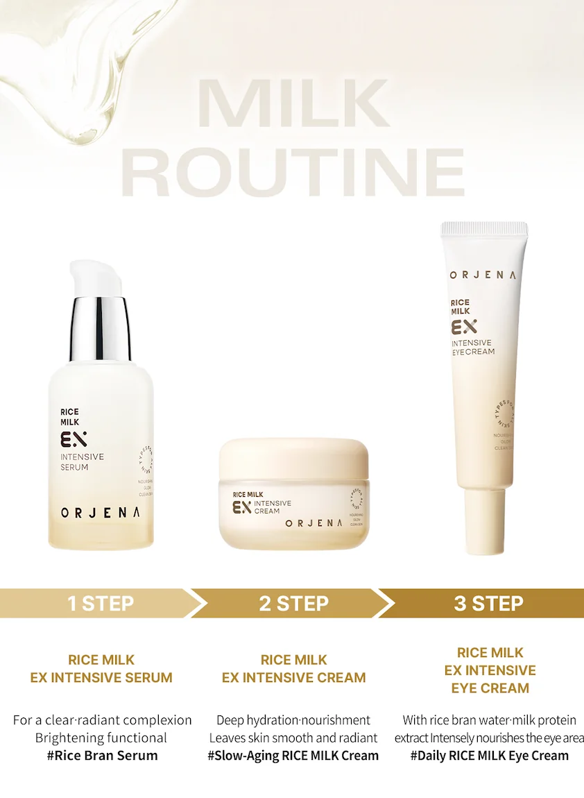 Orjena Rice Milk EX Intensive Eye Cream - 30ml - Image 6