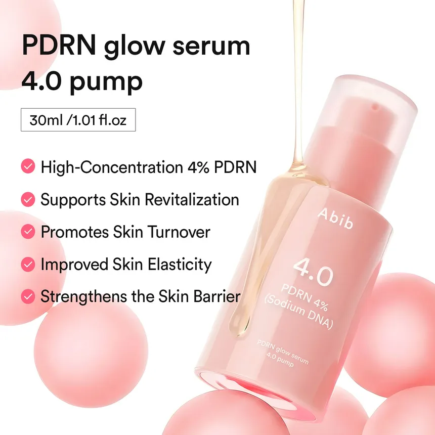 ABIB PDRN Glow Serum 4.0 Pump - 30ml - Image 2